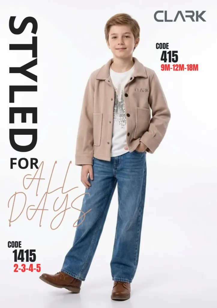 [2415] كود 2415-طقم اولادي قطعتين مقاس 6-8-10-12