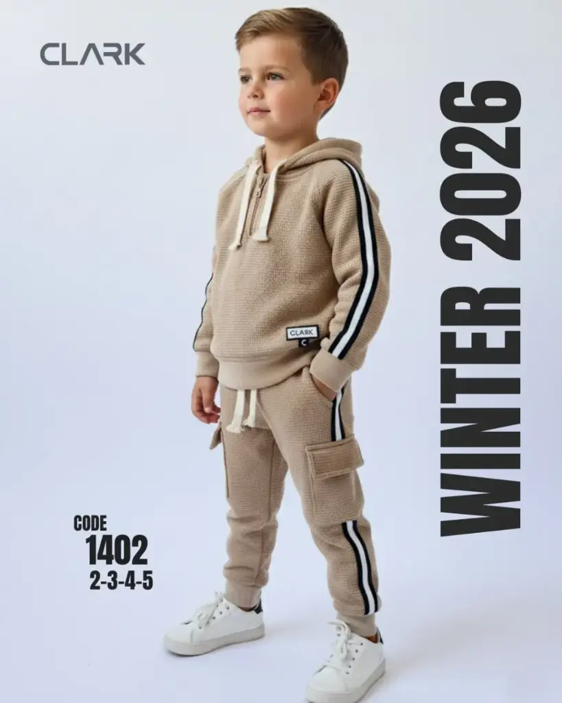 [1402] طقم اولادي (بسكوته) قطعتين مقاس 2-3-4-5