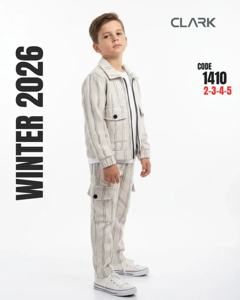 [1410] طقم اولادي قطعتين مقاس 2-3-4-5