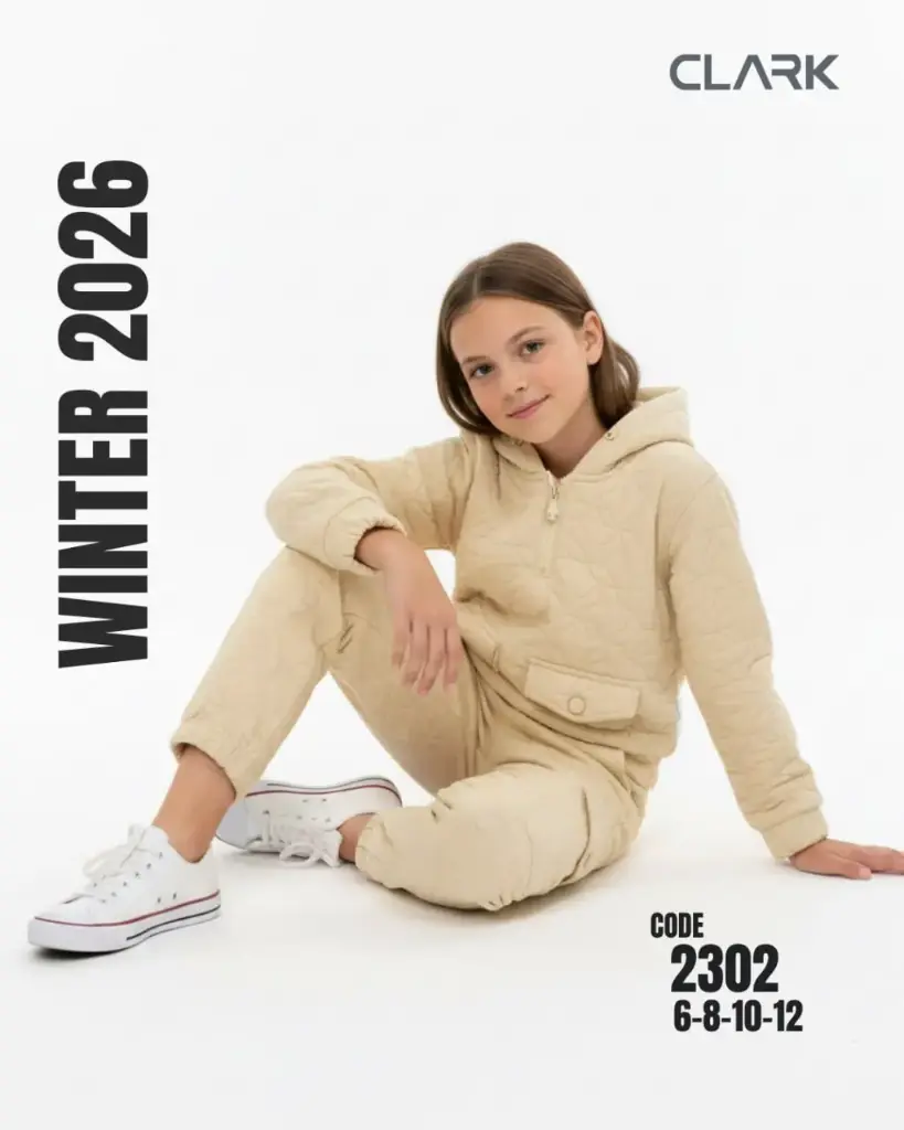 [2302] كود 2302-طقم بناتي قطعتين مقاس 6-8-10-12