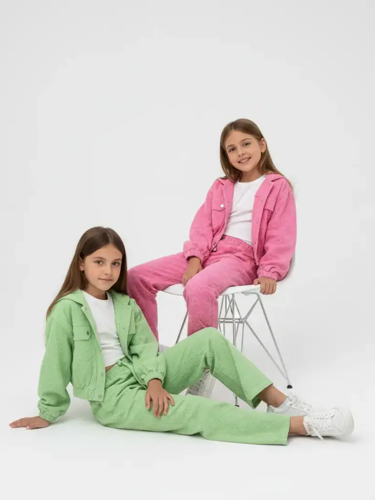 [5001] كود 5001 - سوت بناتي جبردين 3 قطع مقاس 10-12-14